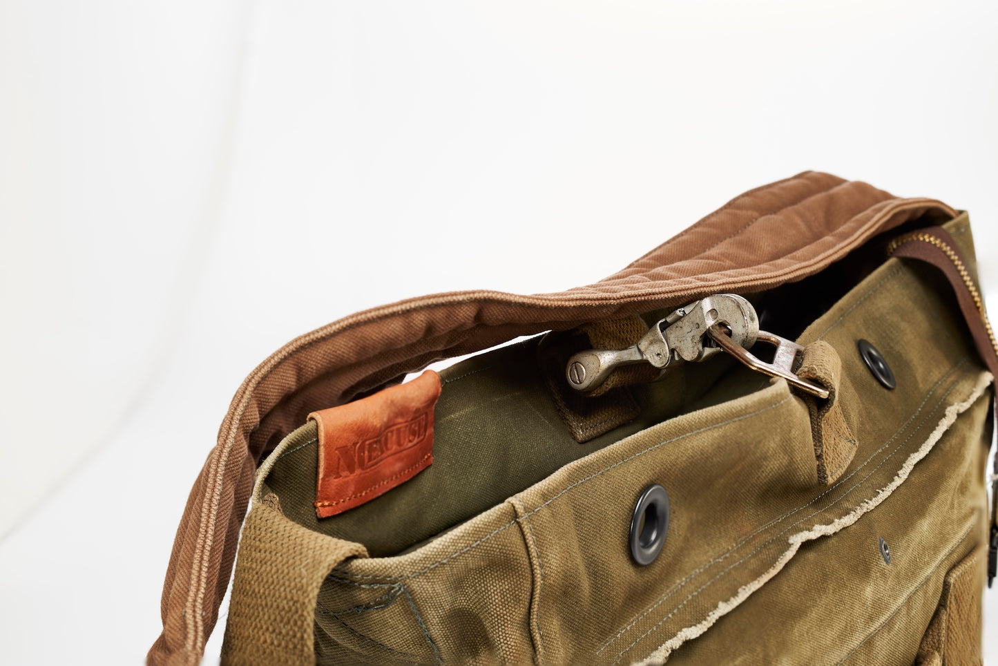 No Excuse® - the "rookie" Retro Vintage Stylish Military Canvas Hand Made messenger bag