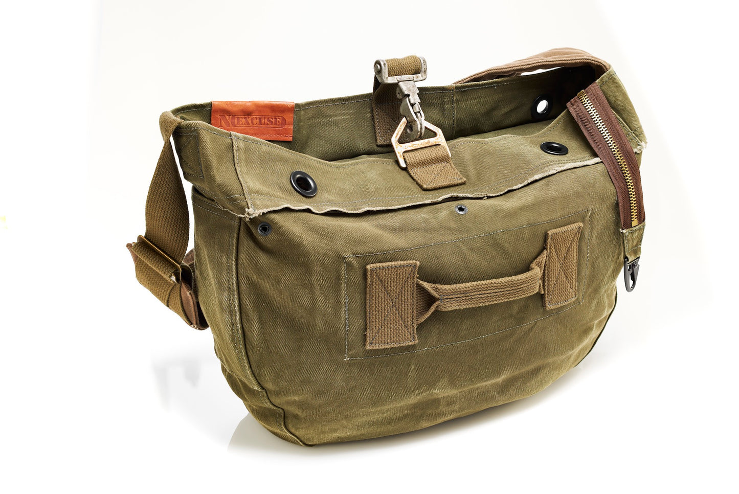 No Excuse® - the "rookie" Retro Vintage Stylish Military Canvas Hand Made messenger bag