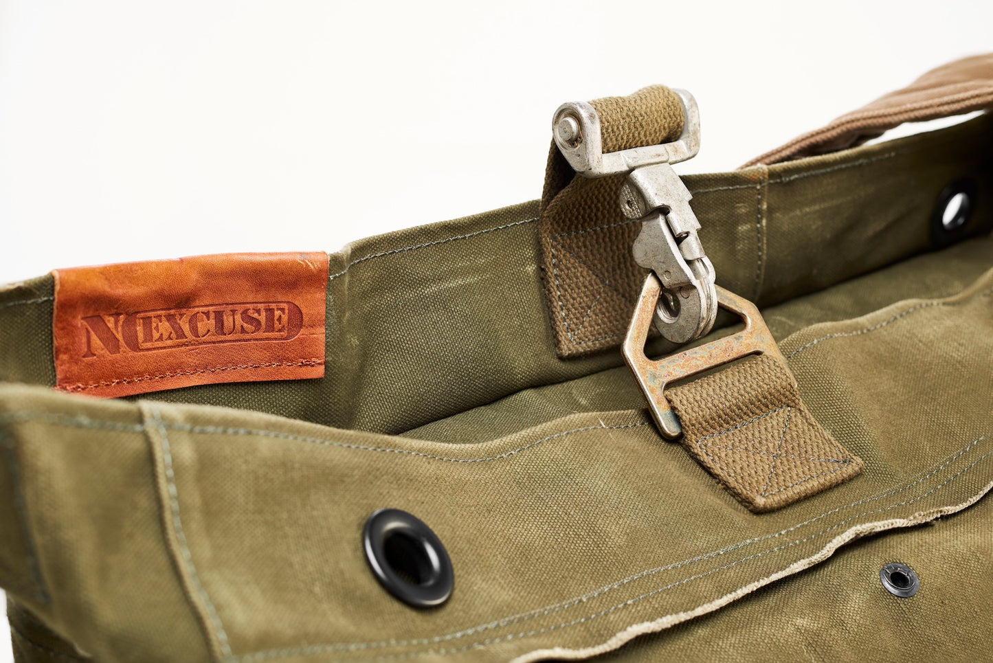 No Excuse® - the "rookie" Retro Vintage Stylish Military Canvas Hand Made messenger bag